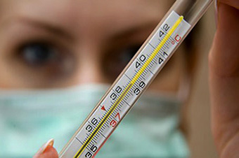 Высокая температура при боле в горле Высокая температура